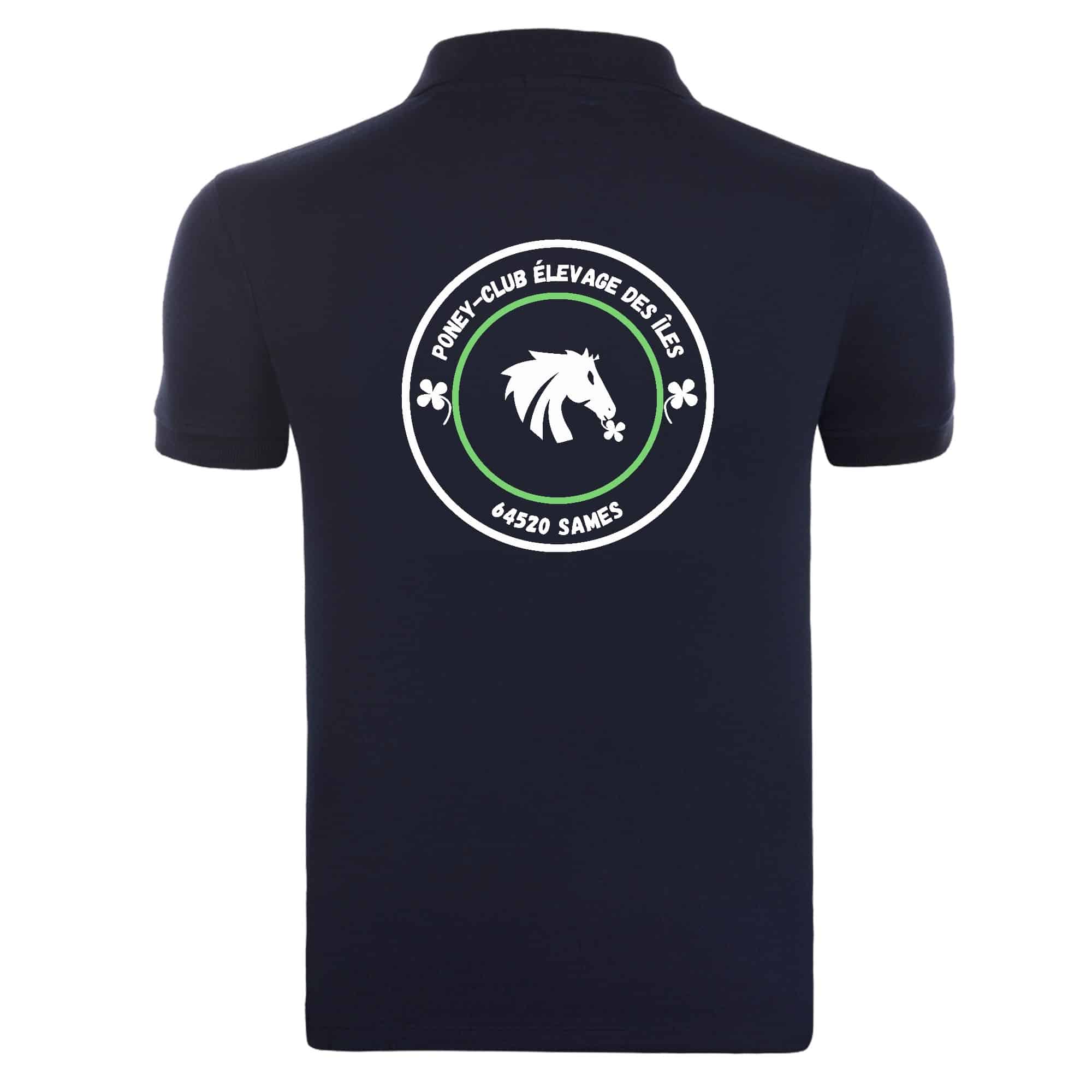 POLO (enfant) - Poney club des îles - Navy - BCK424 – Image 3