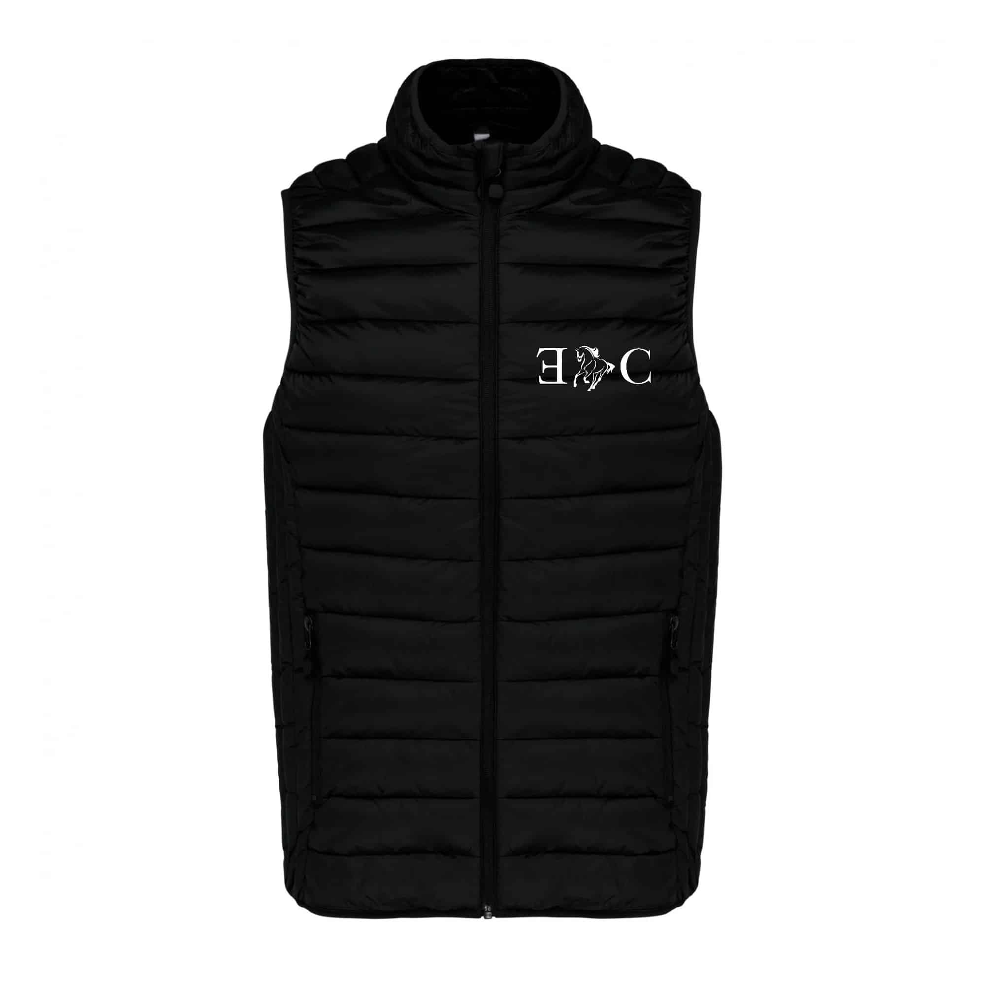 DOUDOUNE SANS MANCHES (homme) - Poney club du Nanchet – Noir - K6113