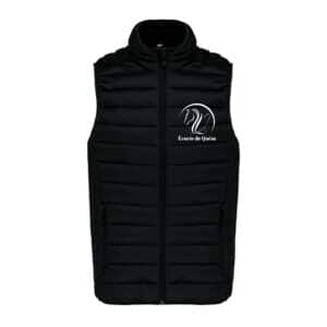 DOUDOUNE SANS MANCHES (femme) - Écurie de Quém - Noir - K6114