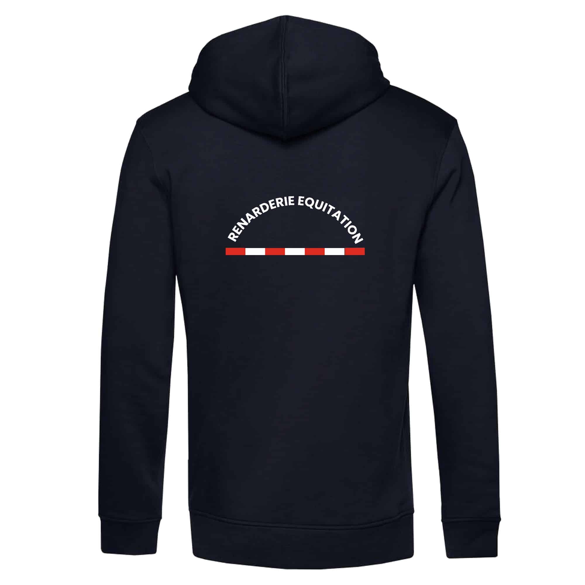 SWEAT A CAPUCHE (enfant) - Renarderie Equitation - Navy - K477 – Image 2
