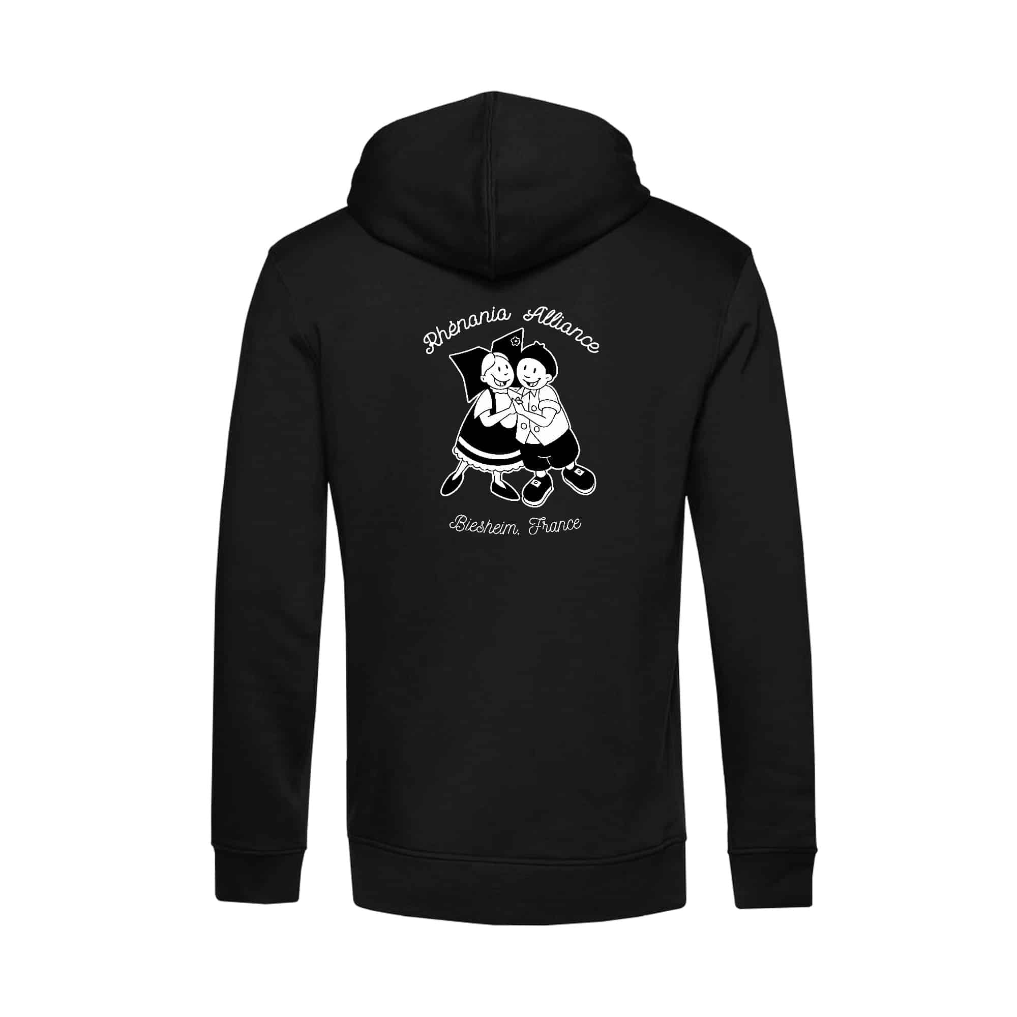 SWEAT A CAPUCHE (enfant) - Rhénania Alliance - Noir - K477 – Image 2