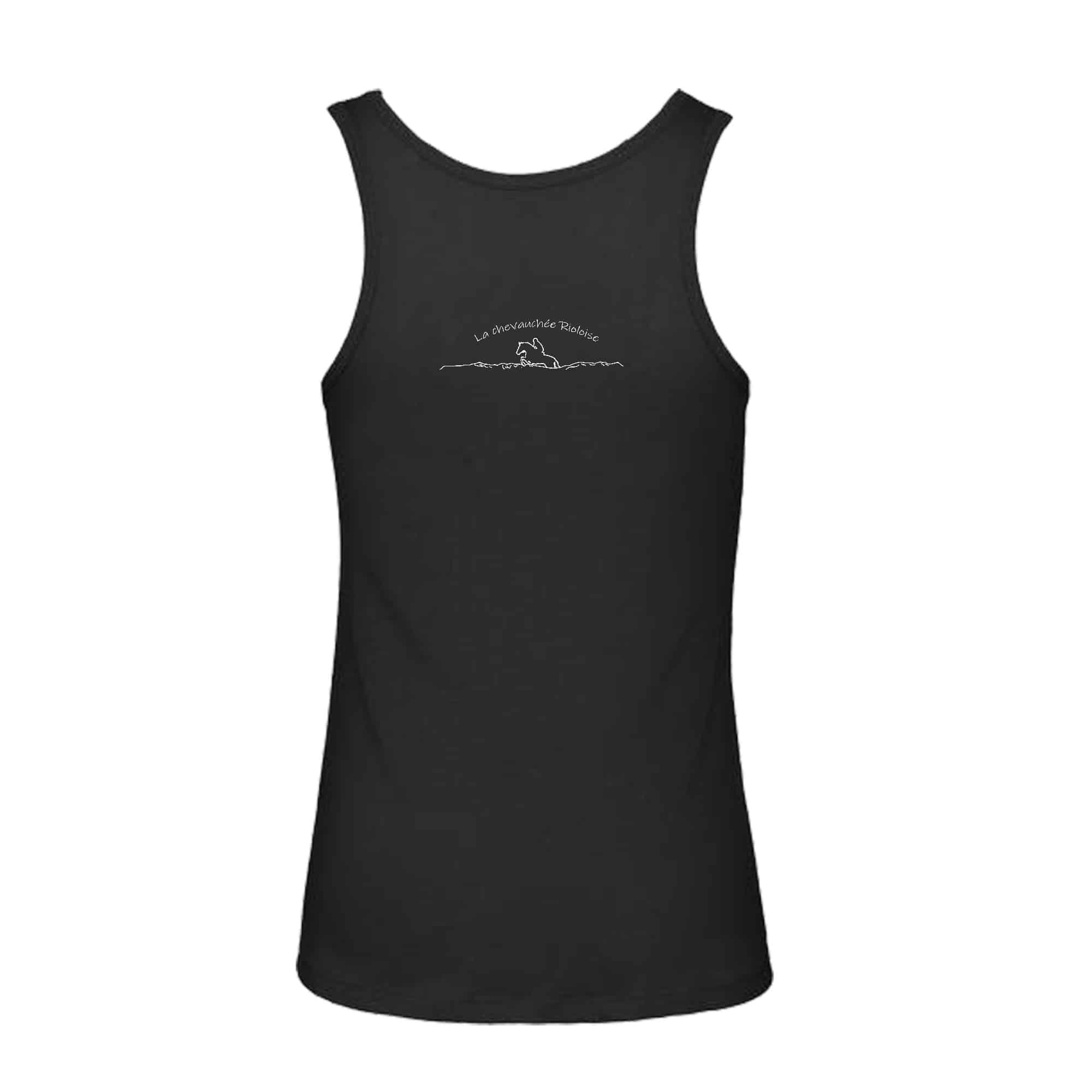 DEBARDEUR (femme) - la chevauchée rioloise - Noir - BC073 – Image 3