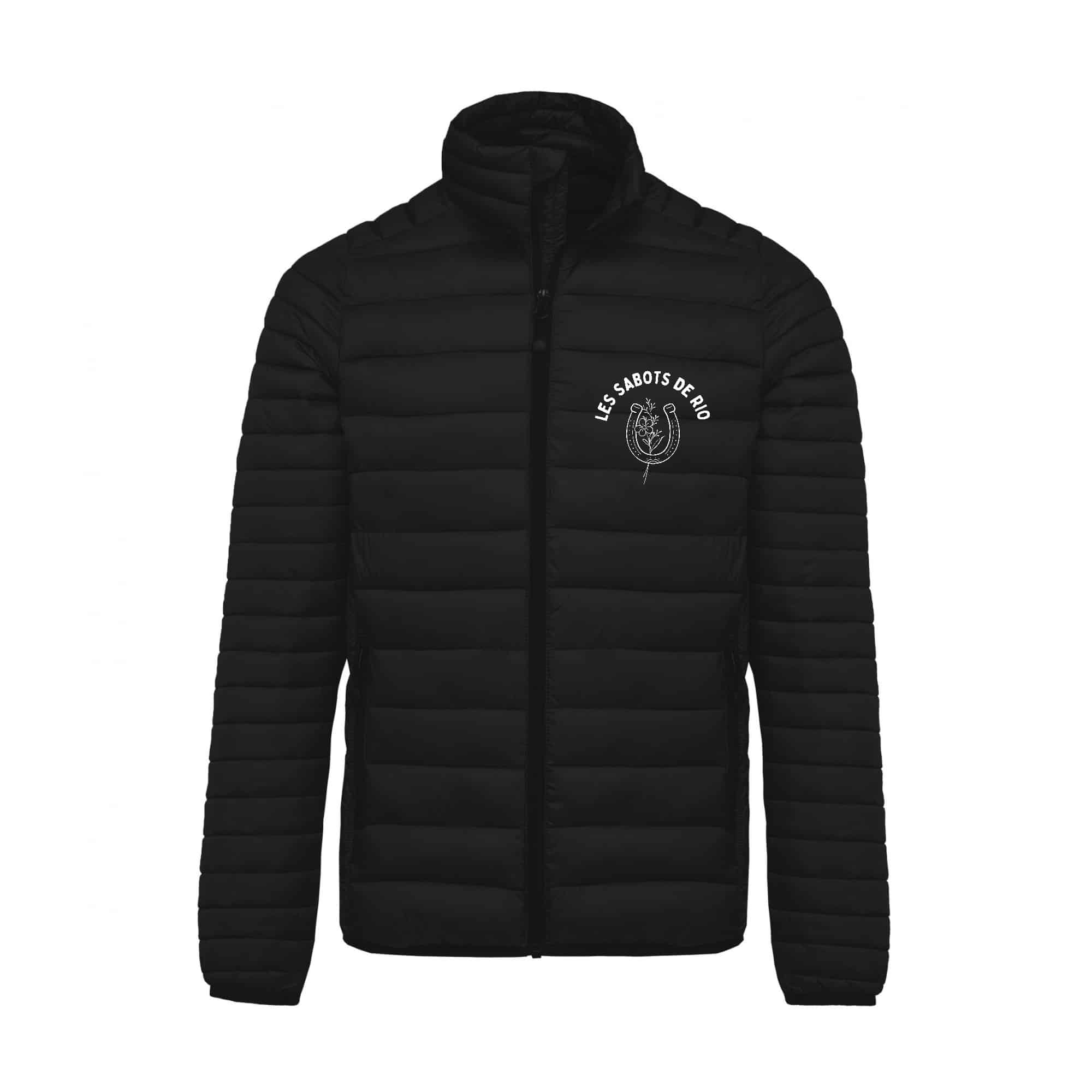 DOUDOUNE AVEC MANCHES (homme) - Les Sabots de Rio - Noir - K6120