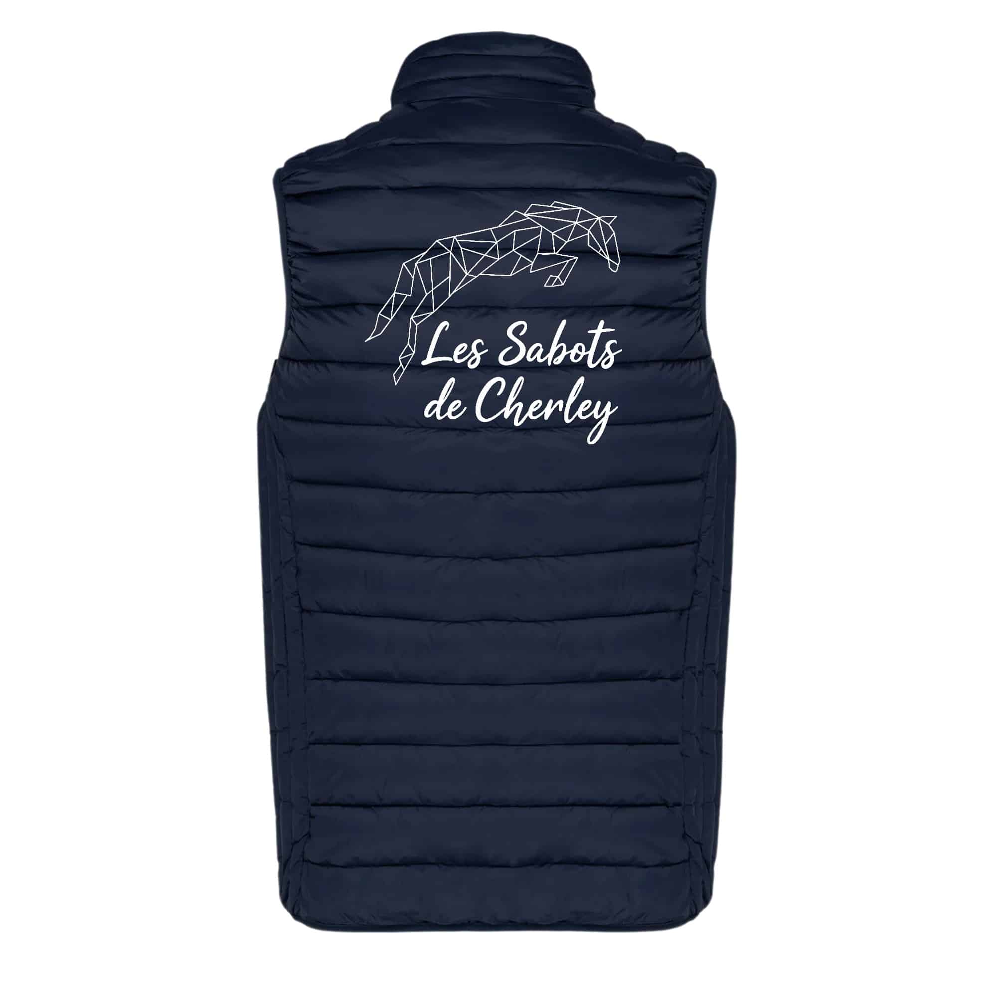 DOUDOUNE SANS MANCHES (homme) - Écurie les sabots de Cherley - Navy - K6113 – Image 3