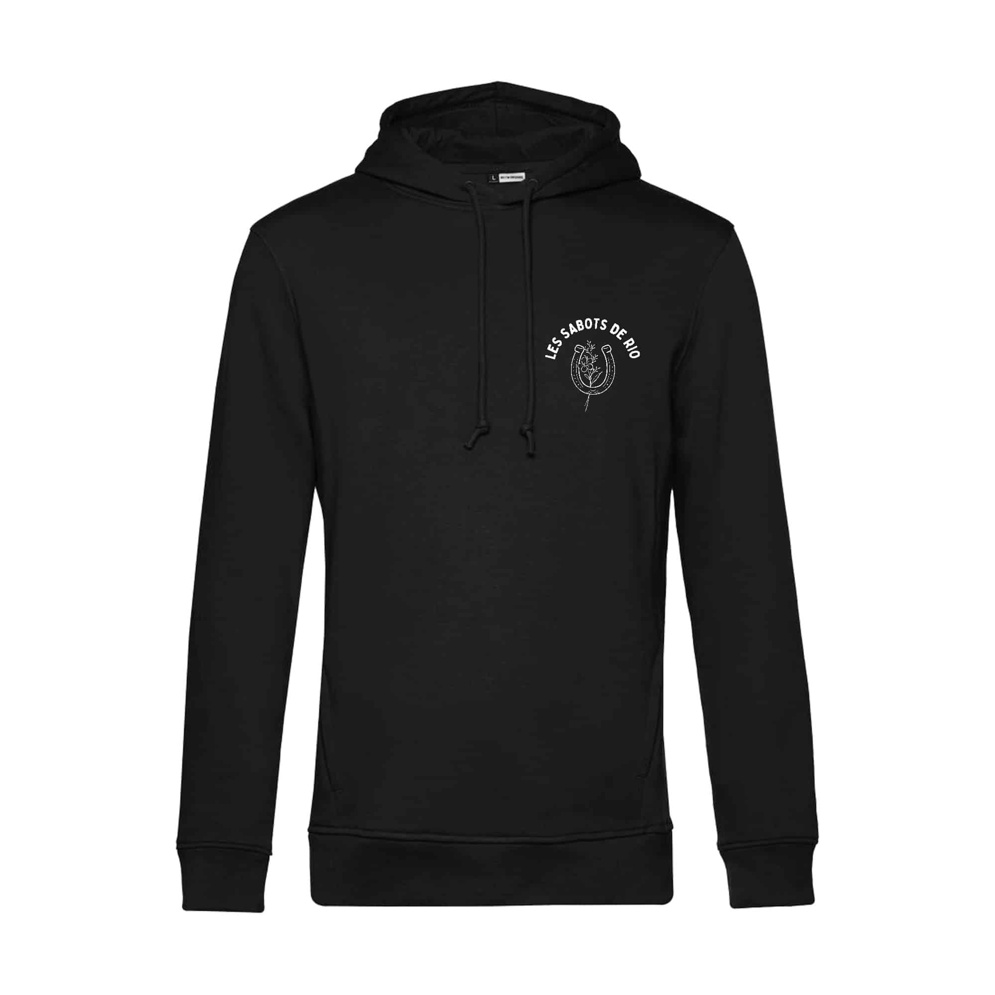 SWEAT A CAPUCHE (enfant) - Les Sabots de Rio - Noir - K477