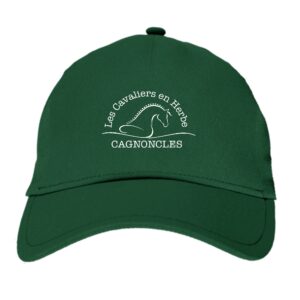 CASQUETTE - SCAE LES CAVALIERS EN HERBE - Vert Foret - BF015
