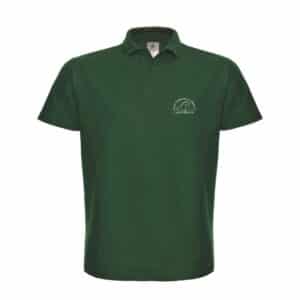 POLO (homme) - SCAE LES CAVALIERS EN HERBE - Vert Foret - BCID1