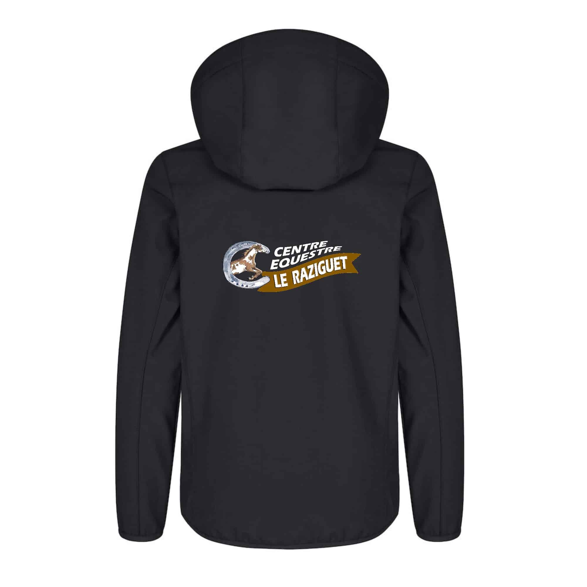 SOFTSHELL ''Classic'' (enfant) - Centre équestre le Raziguet – Noir - 0200909 – Image 3