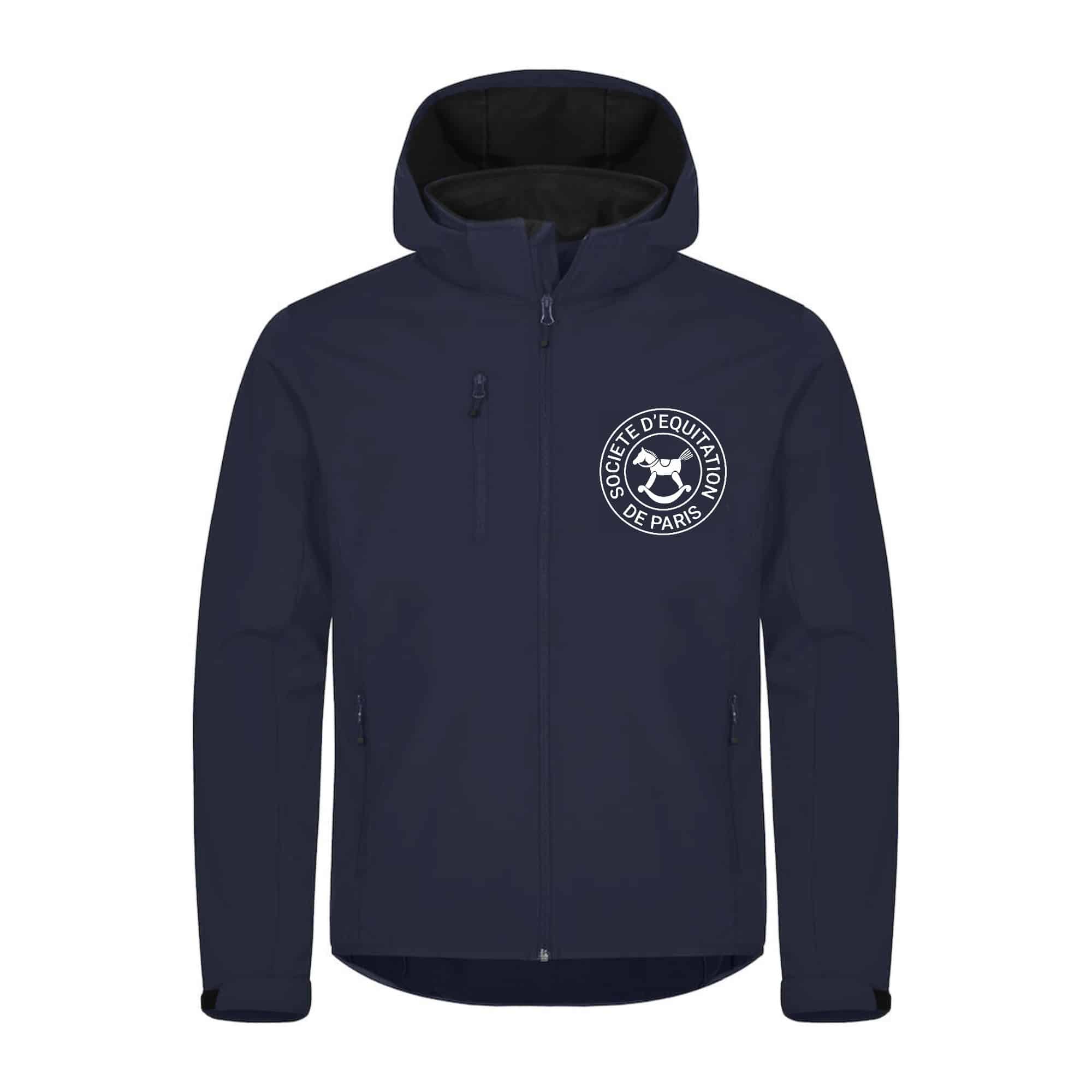SOFTSHELL "Classic" (homme) - Société d'Equitation de Paris - navy - 0200912