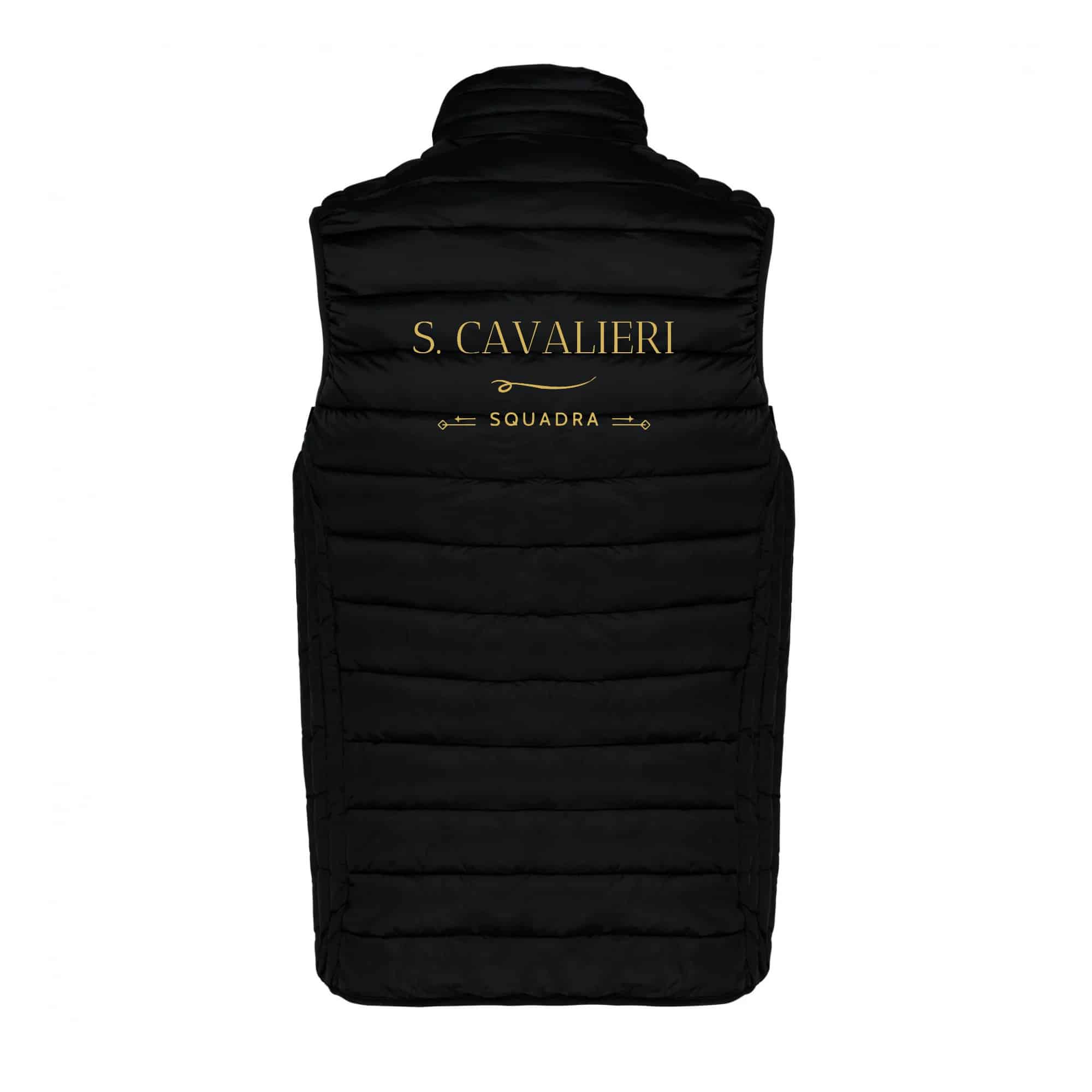 DOUDOUNE SANS MANCHES (enfant) - Squadra Cavalieri - Noir - K6115 – Image 3