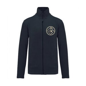 Veste micropolaire zippée (homme) – centre équestre de saint félix - Navy – K911