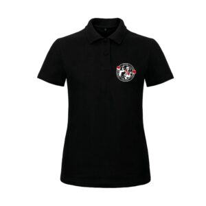 Polo premium (femme) - ACADÉMIE DE BOXE DE PERNAY - Noir - BCW463