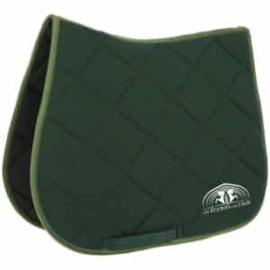 Tapis de selle Riding World Essentiel - LES ECURIES DU CRAY - Vert - 204060