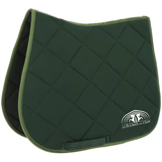 Tapis de selle Riding World Essentiel - LES ECURIES DU CRAY - Vert - 204060