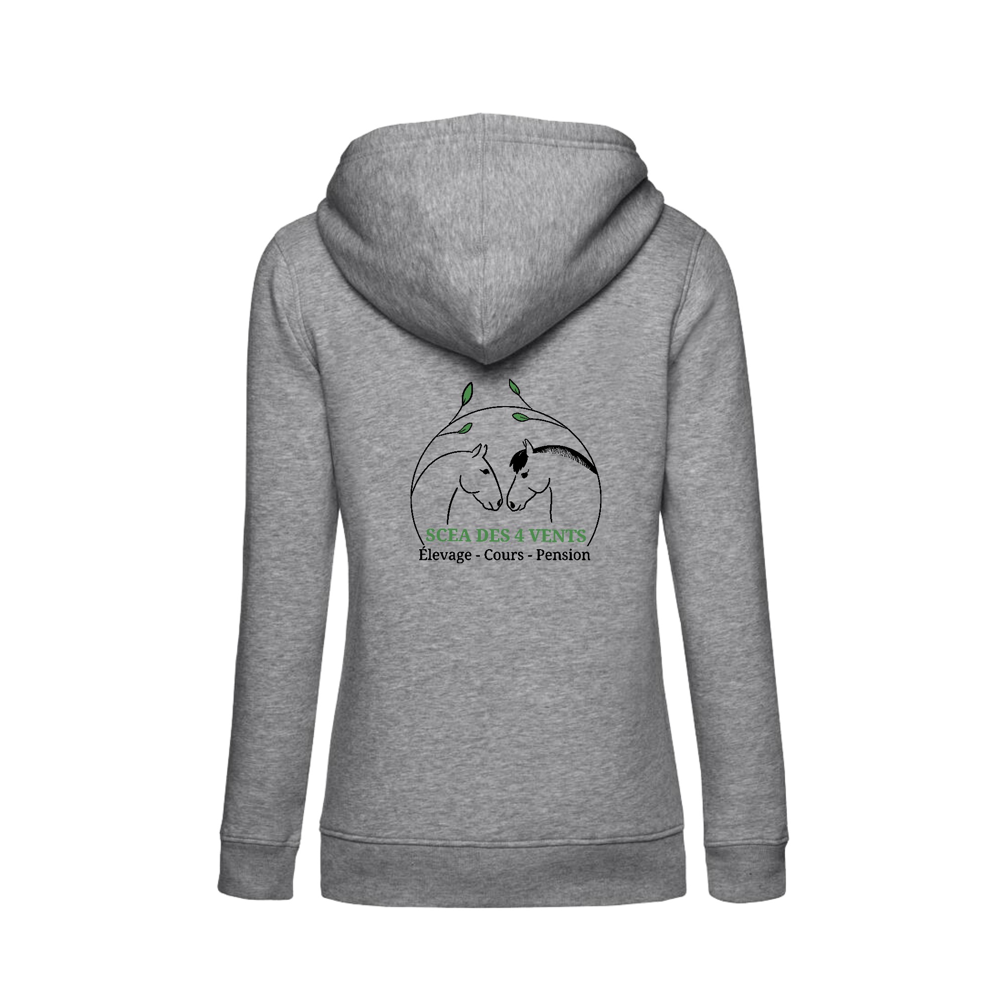 SWEAT ZIPPÉ (femme) - SCEA DES 4 VENTS - BCW03Q – Image 5