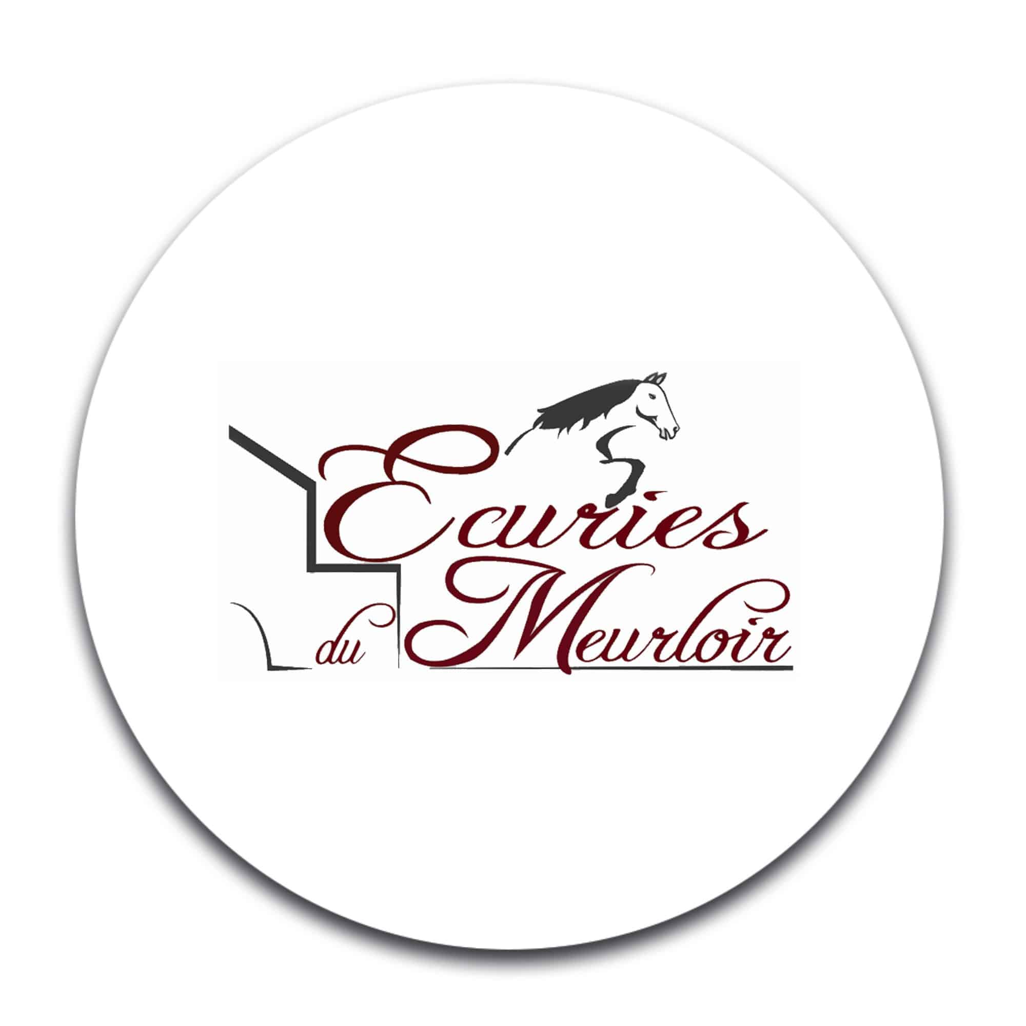 STICKER ROND - ECURIES DU MEURLOIR - STI001