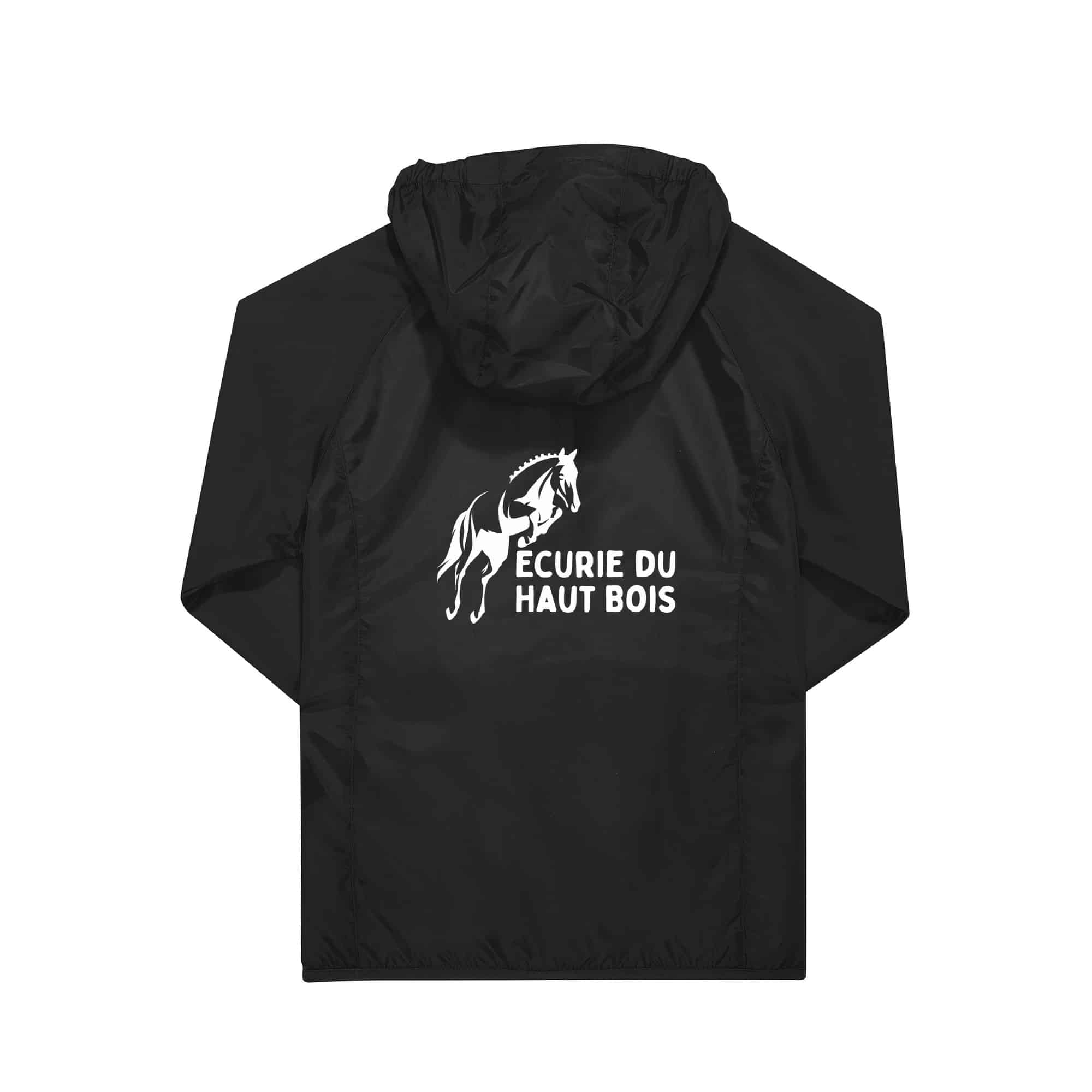 COUPE-VENT (enfant) - Ecurie du haut Bois - Noir - BC631 – Image 3