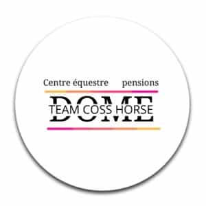 STICKER ROND - Ecurie teamcoss horse - STI001