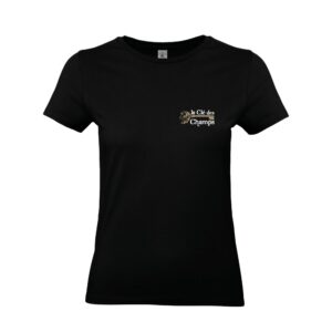 T-SHIRT (femme) - les amis des écuries la clé des champs - Noir - BC04T