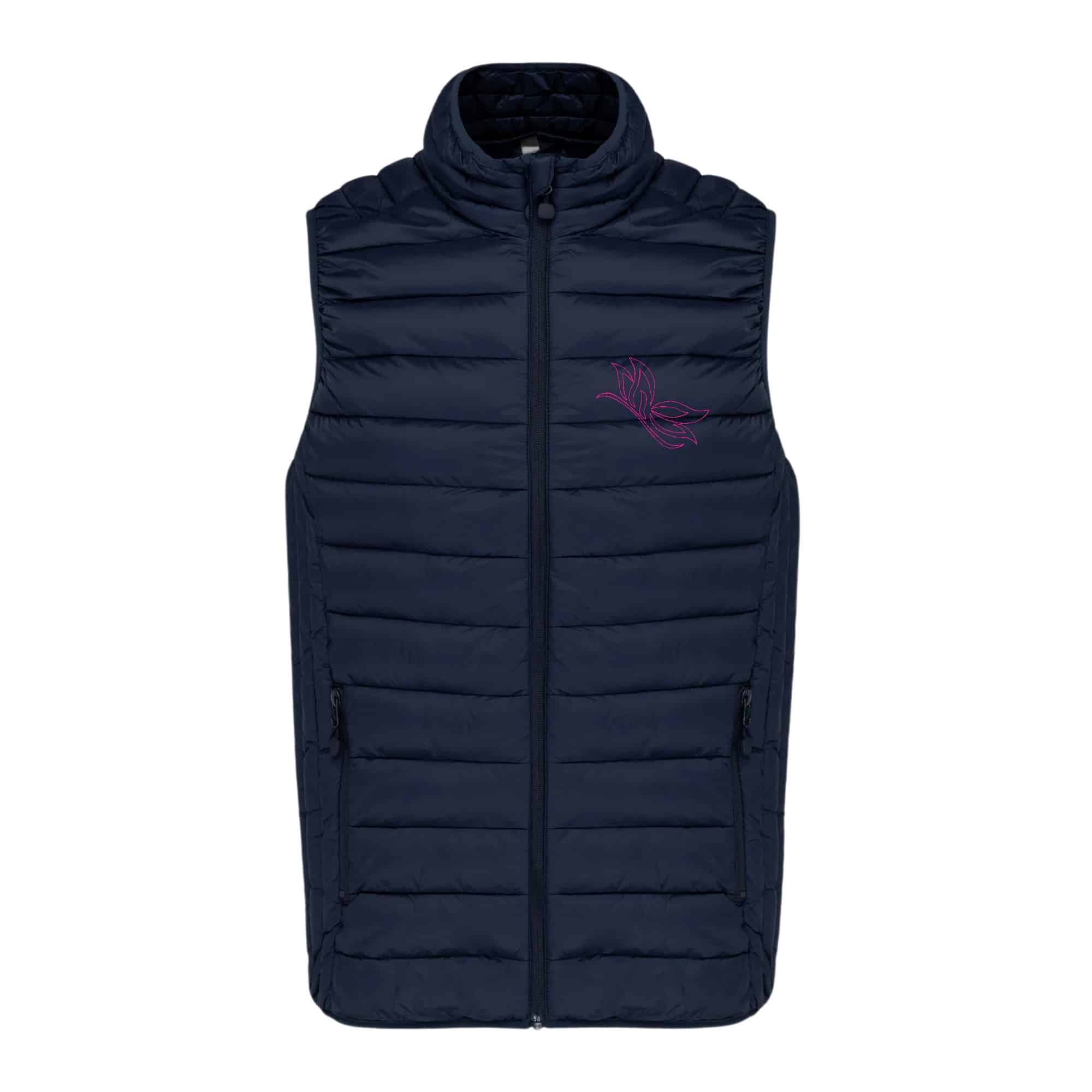 DOUDOUNE SANS MANCHES (femme) - Ecurie teamcoss horse - Navy - K6114