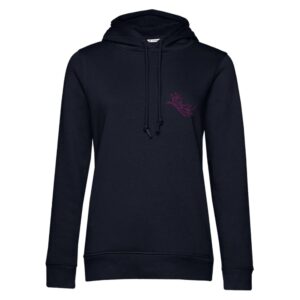 SWEAT A CAPUCHE (femme) – Ecurie teamcoss horse - Navy - BCW34B