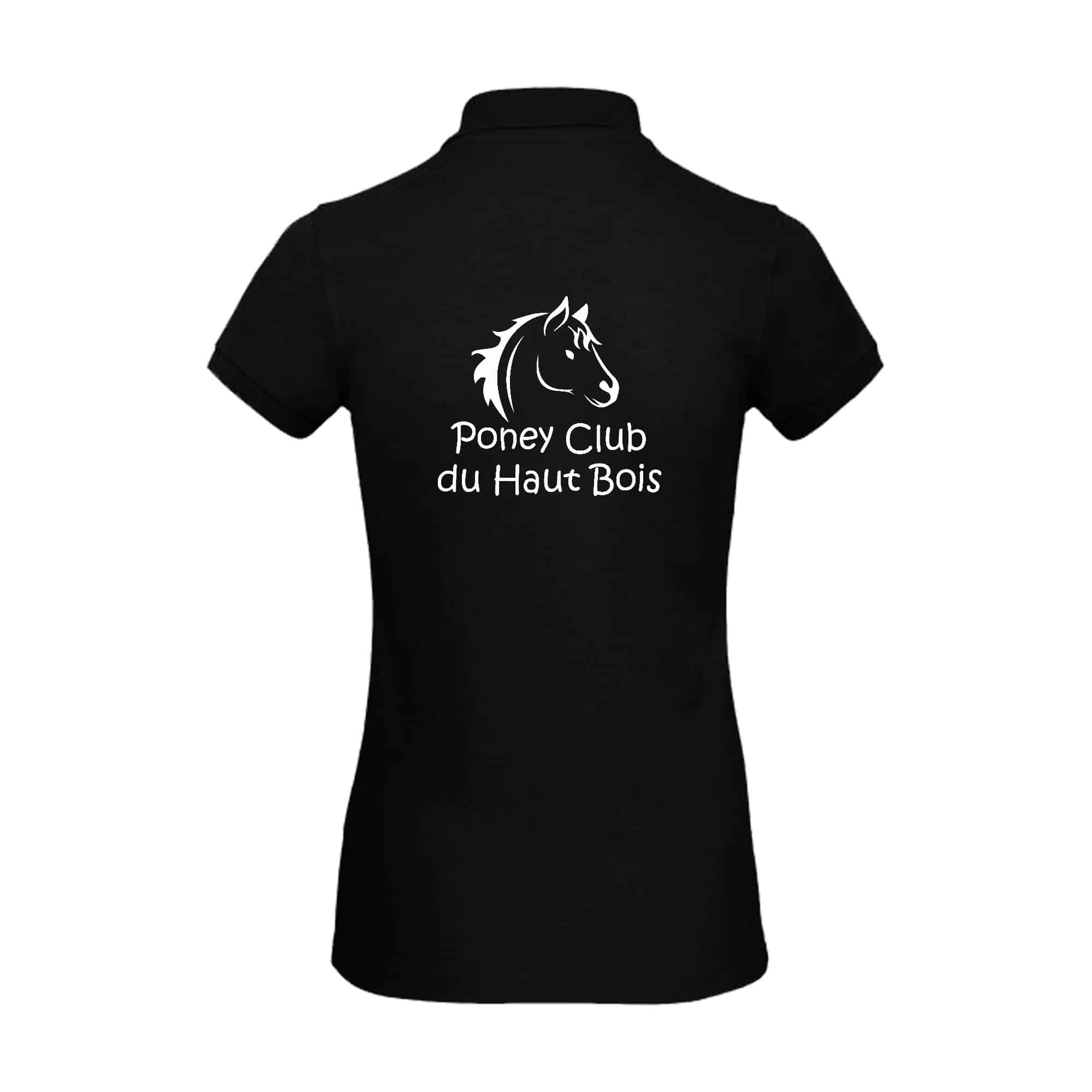 Polo premium (femme) - Ecurie du haut Bois - Noir - BCW463 – Image 4