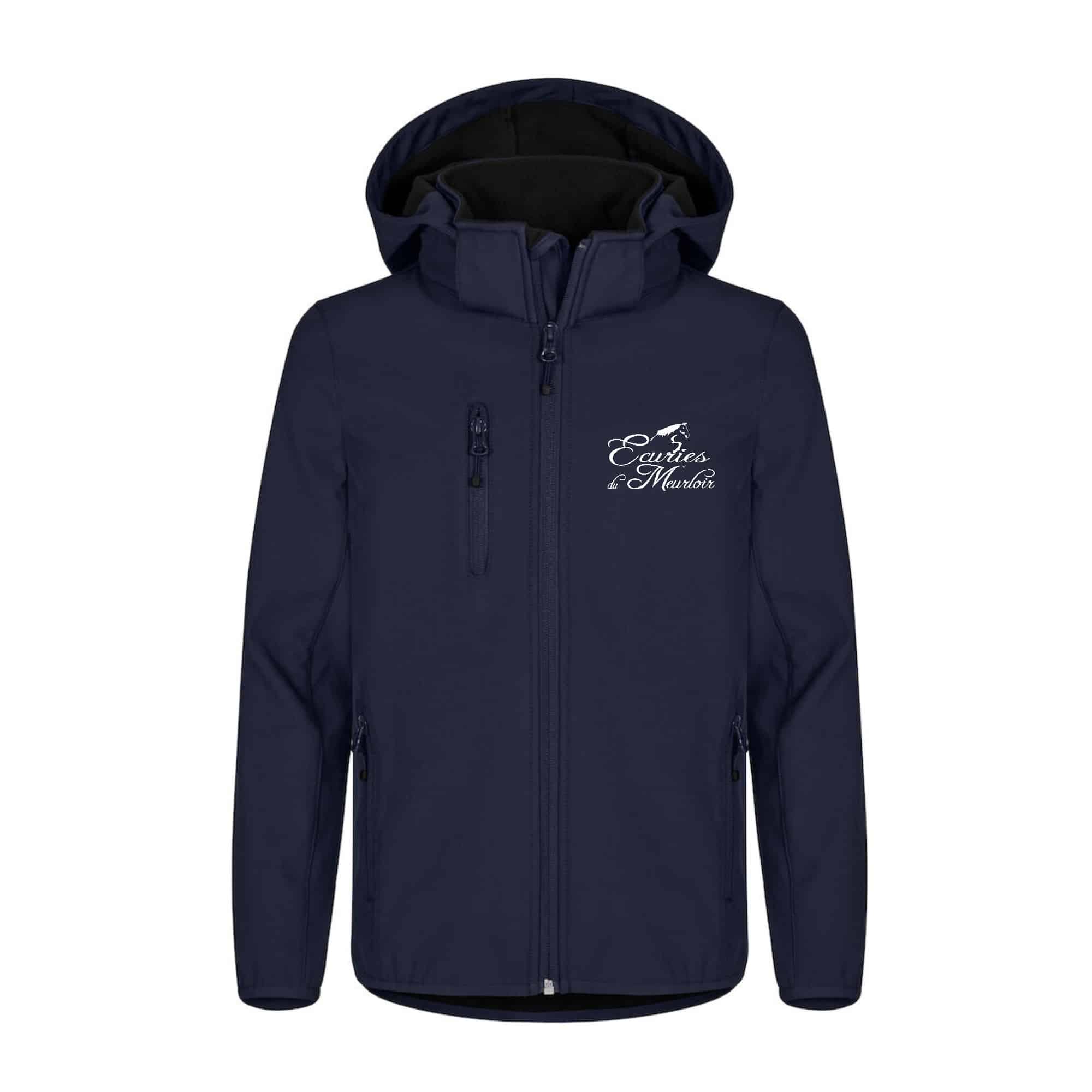 SOFTSHELL ''Classic'' (enfant) - ECURIES DU MEURLOIR - Noir - 0200909
