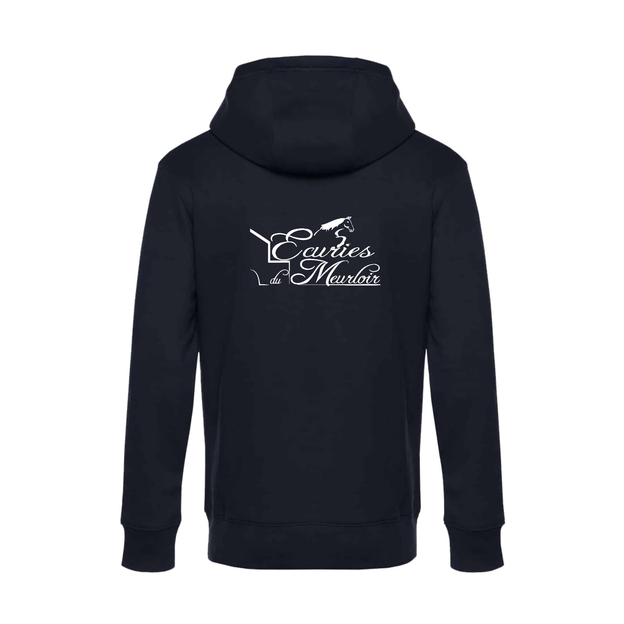 SWEAT ZIPPÉ (enfant) - ECURIES DU MEURLOIR - Navy - K455 – Image 3