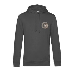 SWEAT A CAPUCHE (homme) - La Rigolette - Gris Anthracite - BCU33B