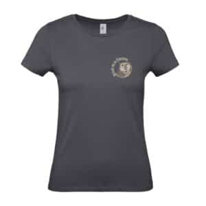 T-Shirt Bio Premium (femme) - La Rigolette - Gris Anthracite - BC049