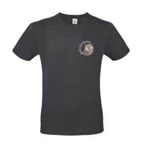 T-Shirt Bio Premium (homme) - La Rigolette - Gris Anthracite - BC048