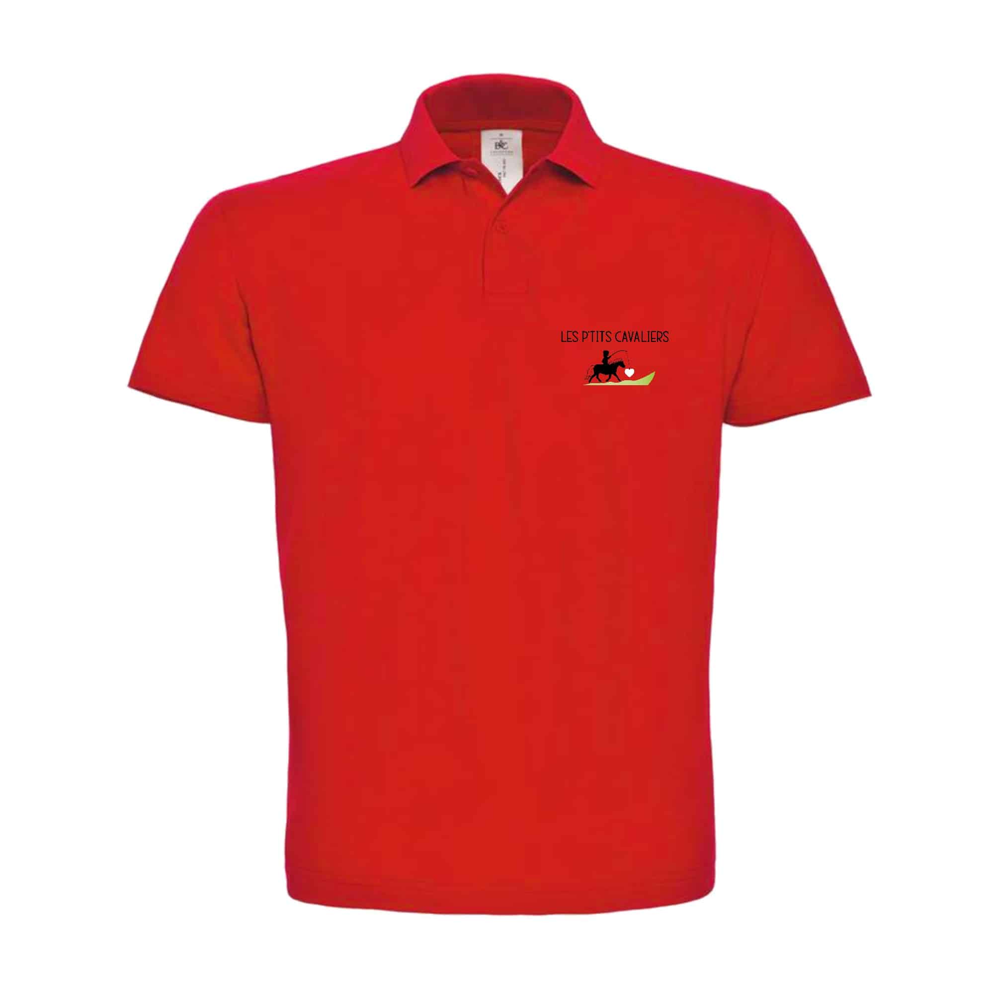 POLO (enfant) - Les P'tits Cavaliers - Rouge - BCK424