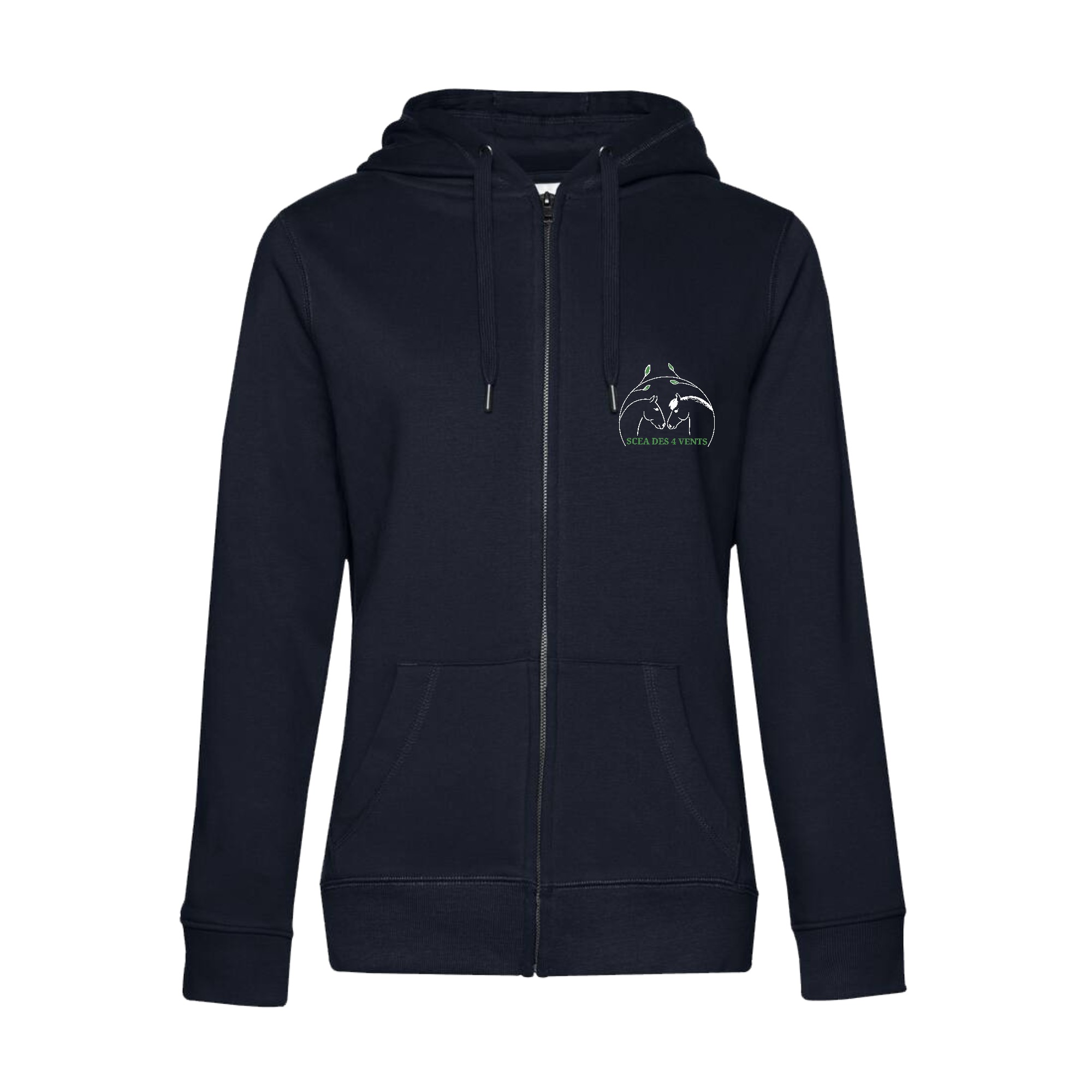 SWEAT ZIPPÉ (femme) - SCEA DES 4 VENTS - BCW03Q