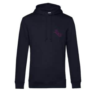 SWEAT A CAPUCHE (homme) - Ecurie teamcoss horse - Navy - BCU33B