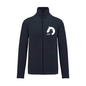 Veste micropolaire zippée (homme) – ASSOCIATION FRANCAISE DU LUSITANIEN / WORKING EQUITATION FRANCE - Navy – K911