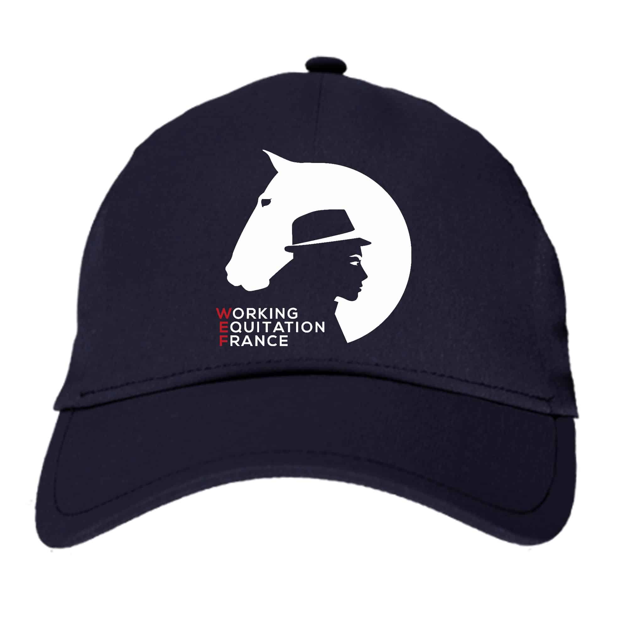 CASQUETTE - ASSOCIATION FRANCAISE DU LUSITANIEN / WORKING EQUITATION FRANCE - Navy - BF015