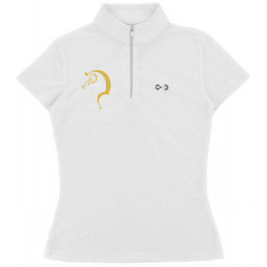 Polo de concours Riding World Roxane (Enfant) - Les écuries d'Audress - Blanc - 962128