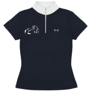 Polo de concours Riding World Roxane (Enfant) - Jumpin Pro - Navy - 962128