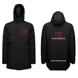 PARKA (unisexe) - Perle Photographie - Noir - PK543