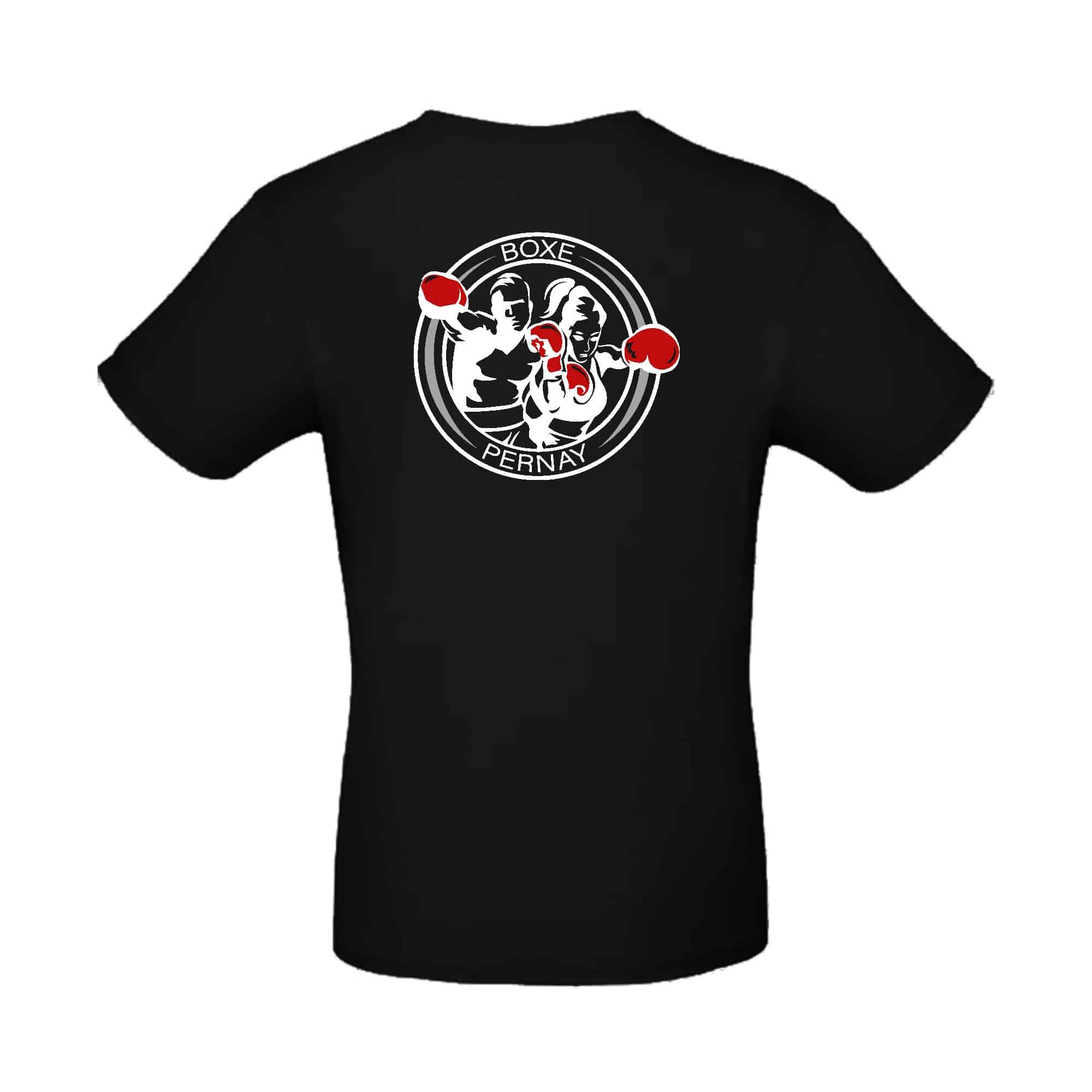 T-SHIRT (enfant) - ACADÉMIE DE BOXE DE PERNAY – Noir - BC03TK – Image 3