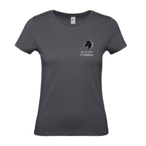 T-Shirt Bio Premium (femme) - SARL Les Cavaliers d'Andman - Gris Anthracite - BC049