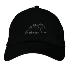 CASQUETTE - Aurélie Houchene About Horsemanship - Noir - BF015