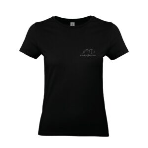 T-Shirt Bio Premium (femme) - Aurélie Houchene About Horsemanship - Noir - BC049