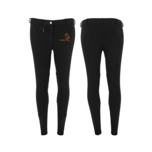 Pantalon d'équitation RIDING WORLD (enfant) - Caval'ki centre équestre de chabridet - Noir - 989070