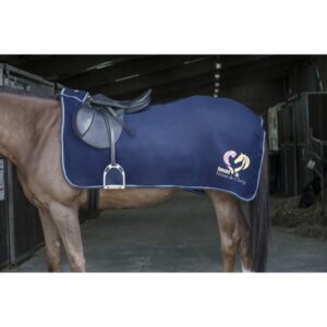 Couvre-reins polaire Riding World - Domaine du Haras de Clary - Navy - 400154