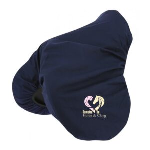 Housse de selle en coton Ridding World - Domaine du Haras de Clary - Navy - 205100