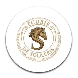STICKER ROND - Écurie de Souléris - STI001