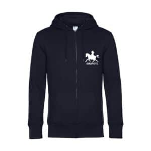 SWEAT ZIPPÉ (enfant) - CENTRE EQUESTRE LA GALIPOTE - Navy - K455