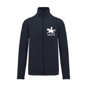 Veste micropolaire zippée (homme) – CENTRE EQUESTRE LA GALIPOTE - Navy – K911