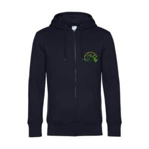 SWEAT ZIPPÉ (enfant) - Earl ferme du mazel - Navy - K455